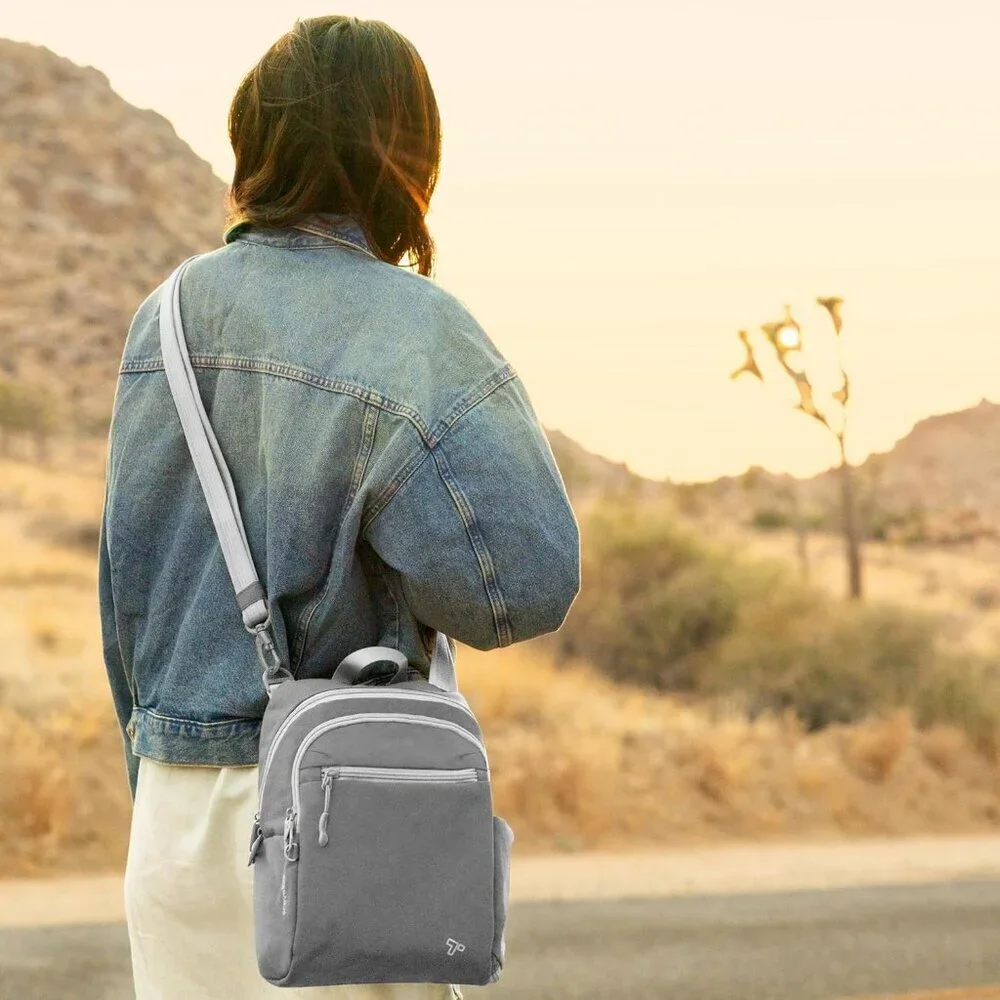 Unisex Olive adult Travelon Anti-theft the Voyages Tour Bag Imported Zipper